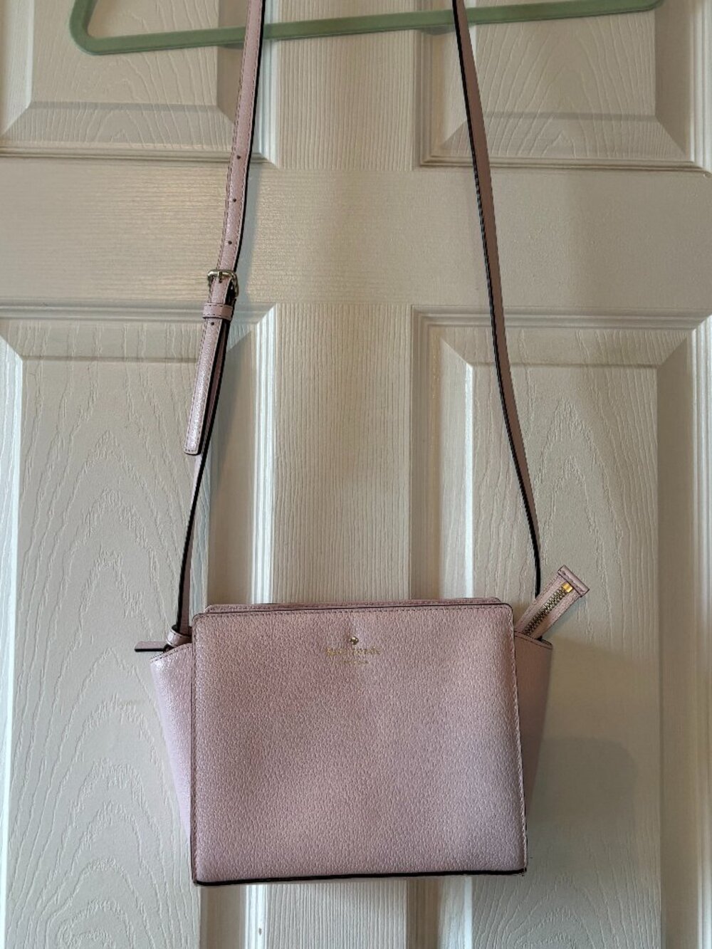 Kate Spade Grand Street Hayden Crossbody- Blush pink leather